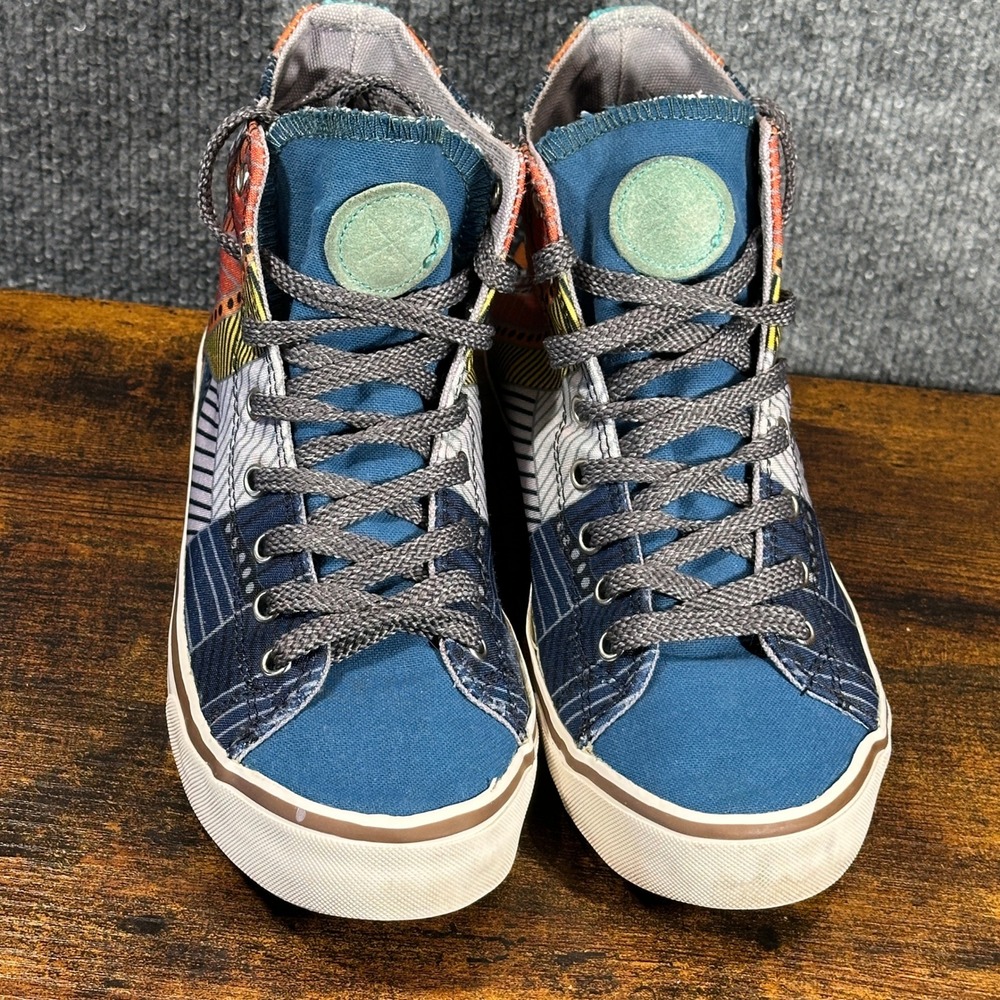Inkkas South American High Top Sneaker Shoes Multi Colored Womens9 Mens7 Tribal